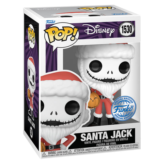 FUNKO POP DISNEY THE NIGHT BEFORE CHRISTMAS SANTA JACK *EX* 1530