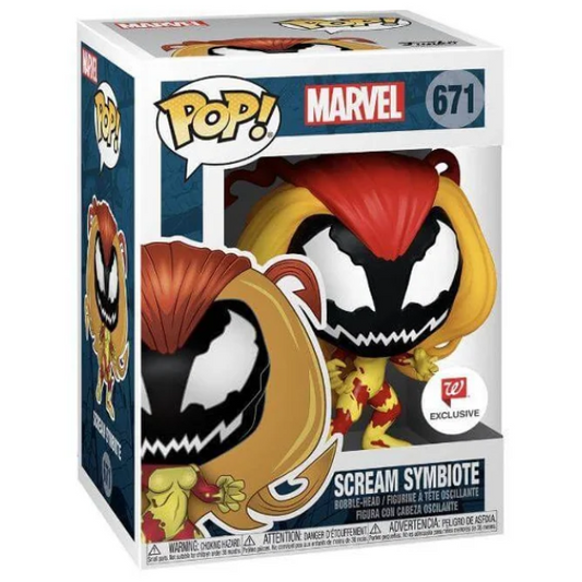 FUNKO POP MARVEL EXCLUSIVE - SCREAM SYMBIOTE 671