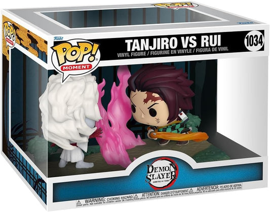 FUNKO POP DEMON SLAYER *MOMENTS* TANJIRO VS RUI 1034