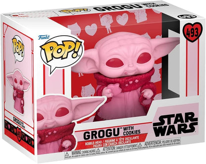 FUNKO POP STAR WARS VALENTINES - GROGU WITH COOKIES 493