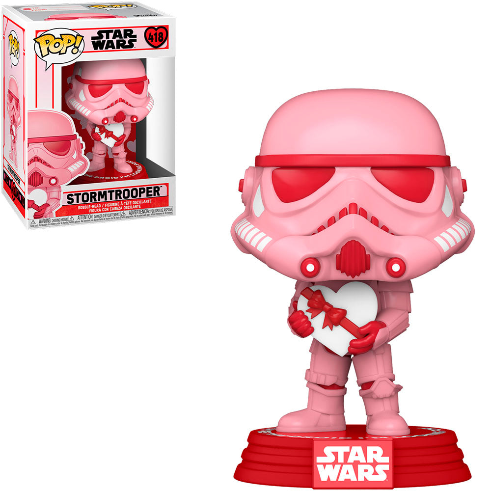 FUNKO POP STAR WARS VALENTINES - STORMTROOPER 418