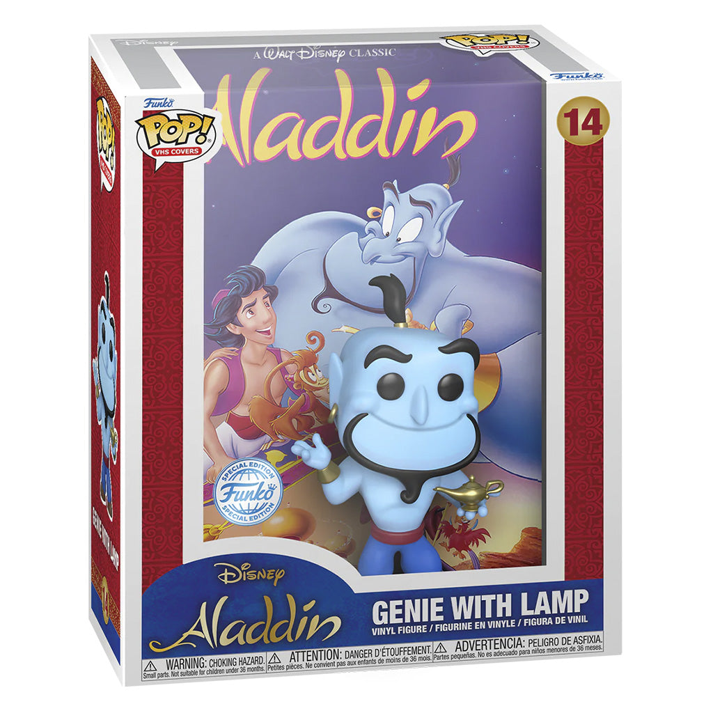 FUNKO POP DISNEY ALADDIN COVER GENIE W/LAMP 14 63273