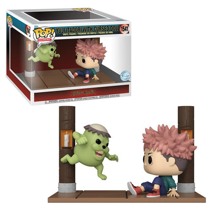 FUNKO POP JUJUTSU KAISEN *MOMENT* YUJI ITADORI W/CURSED DOLL 1541