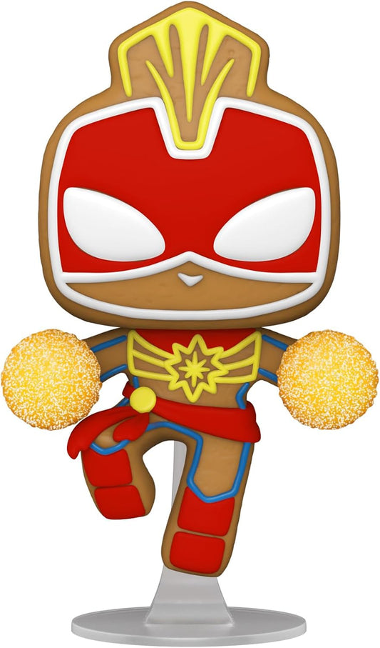 FUNKO POP MARVEL HOLIDAY - GINGERBREAD CAPTAIN MARVEL 936