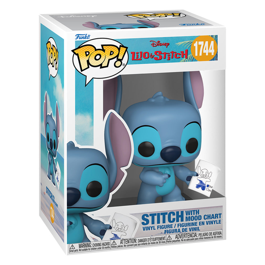 FUNKO POP DISNEY LILO & STITCH - STITCH WITH MOOD CHART 1744