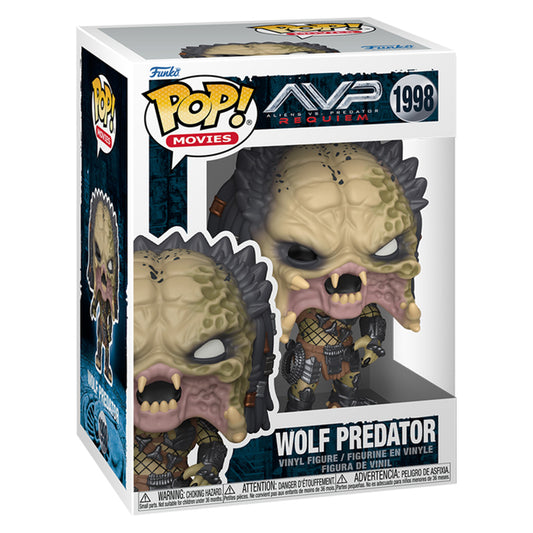 FUNKO POP MOVIES ALIEN VS. PREDATOR REQUIEM - WOLF PREDATOR 1998