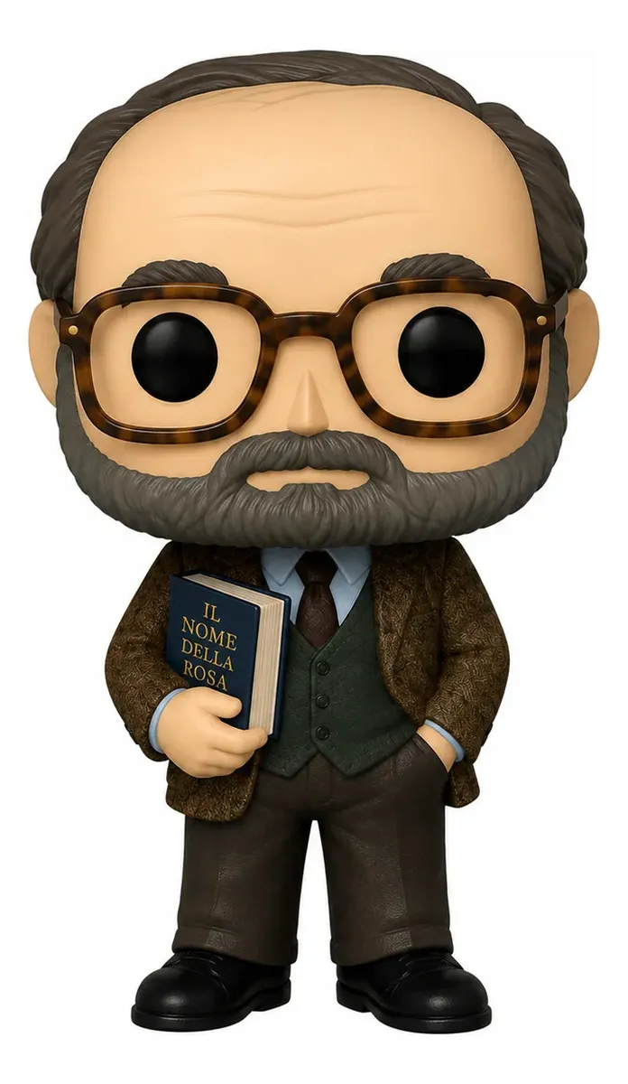 Umberto Eco Personalizado em 3D Estilo Pop