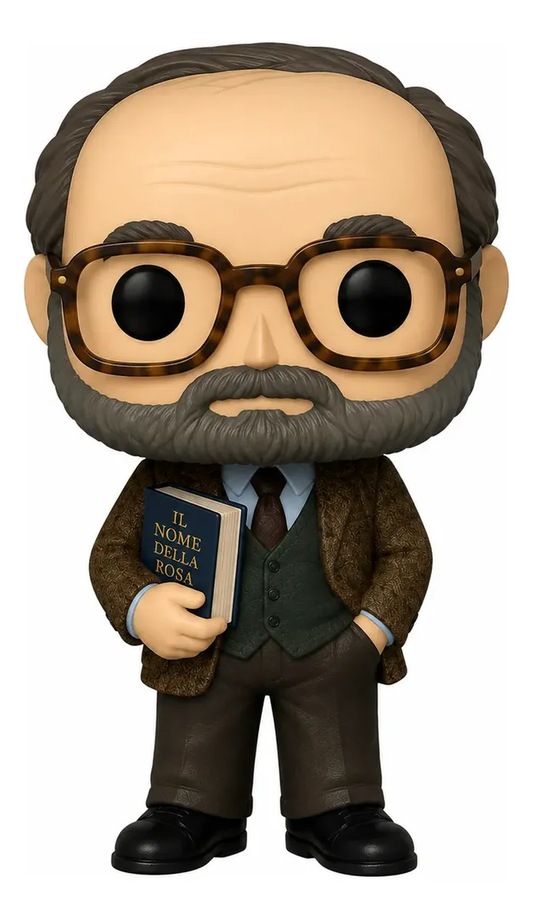Umberto Eco Personalizado em 3D Estilo Pop