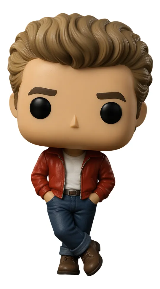 James Dean Personalizado em 3D Estilo Pop