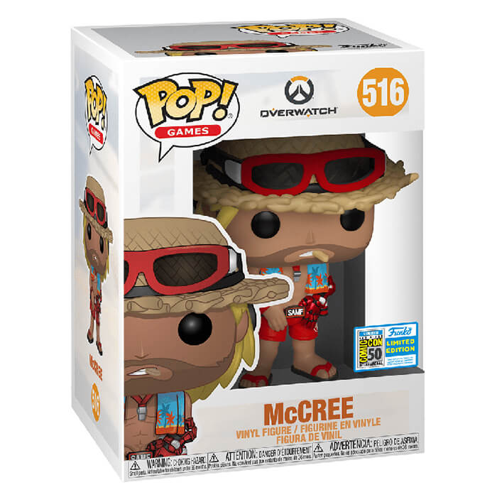 FUNKO POP OVERWATCH MC CREE SUMMER SKIN *EX COMIC CON* 516