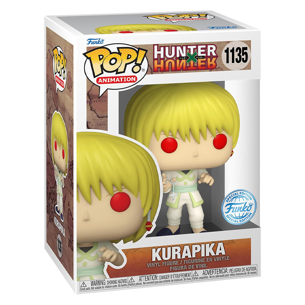 FUNKO POP HUNTER X HUNTER KURAPIKA SCARLET EYES *EX* 1135