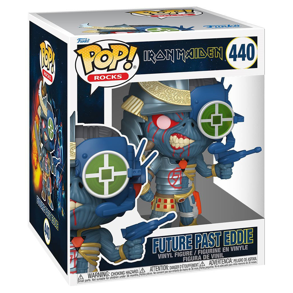 FUNKO POP ROCKS IRON MAIDEN SUPER SIZED 6" - FUTURE PAST EDDIE 440