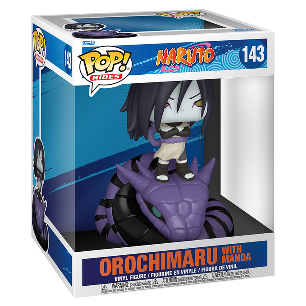 FUNKO POP RIDES NARUTO DELUXE - OROCHIMARU WITH MANDA 143