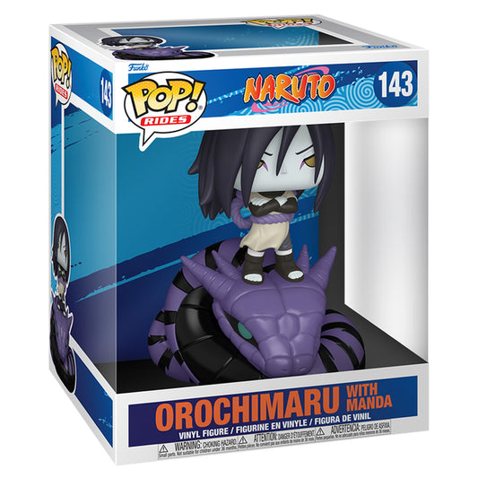 FUNKO POP RIDES NARUTO DELUXE - OROCHIMARU WITH MANDA 143