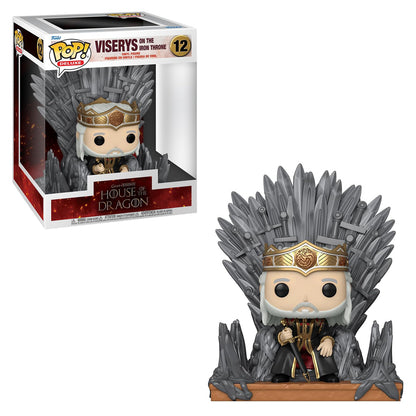 FUNKO POP GAME OF THRONES HOUSE THE DRAGON *DELUXE* VISERYS IRON 12