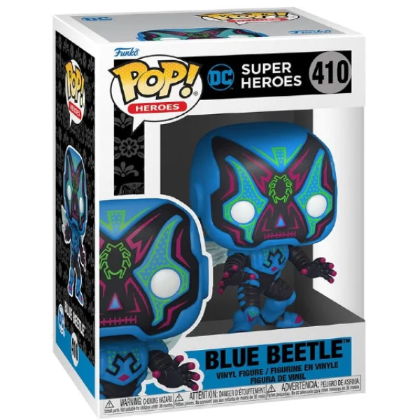 FUNKO POP HEROES DIA DE LOS DC - BLUE BEETLE 410