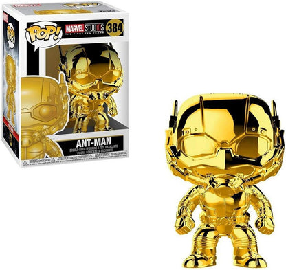 FUNKO POP MARVEL THE FIRST TEN YEARS (CHROME GOLD) - ANT-MAN 384