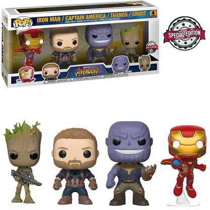 FUNKO POP MARVEL INFINITY WAR 4 PACK 58563
