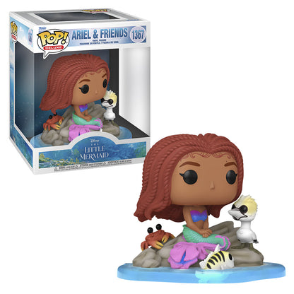 FUNKO POP DISNEY LITTLE MERMAID MOVIE *DELUXE* ARIEL FRIENDS 1367
