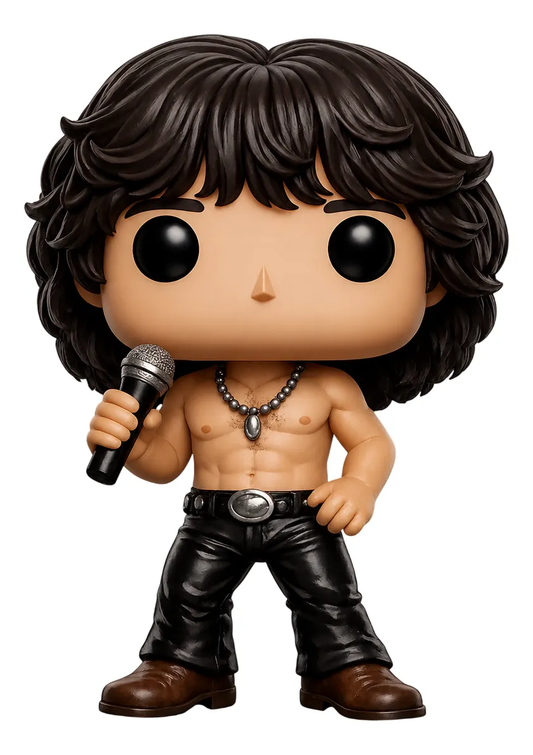 Jim Morrison Personalizado em 3D Estilo Pop