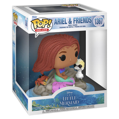 FUNKO POP DISNEY LITTLE MERMAID MOVIE *DELUXE* ARIEL FRIENDS 1367