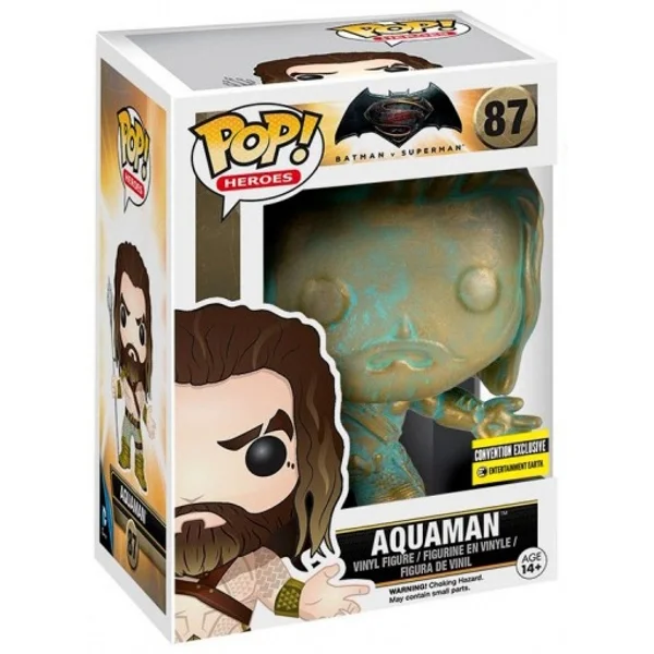 FUNKO POP BATMAN VS SUPERMAN AQUAMAN PATINA *EX* 87