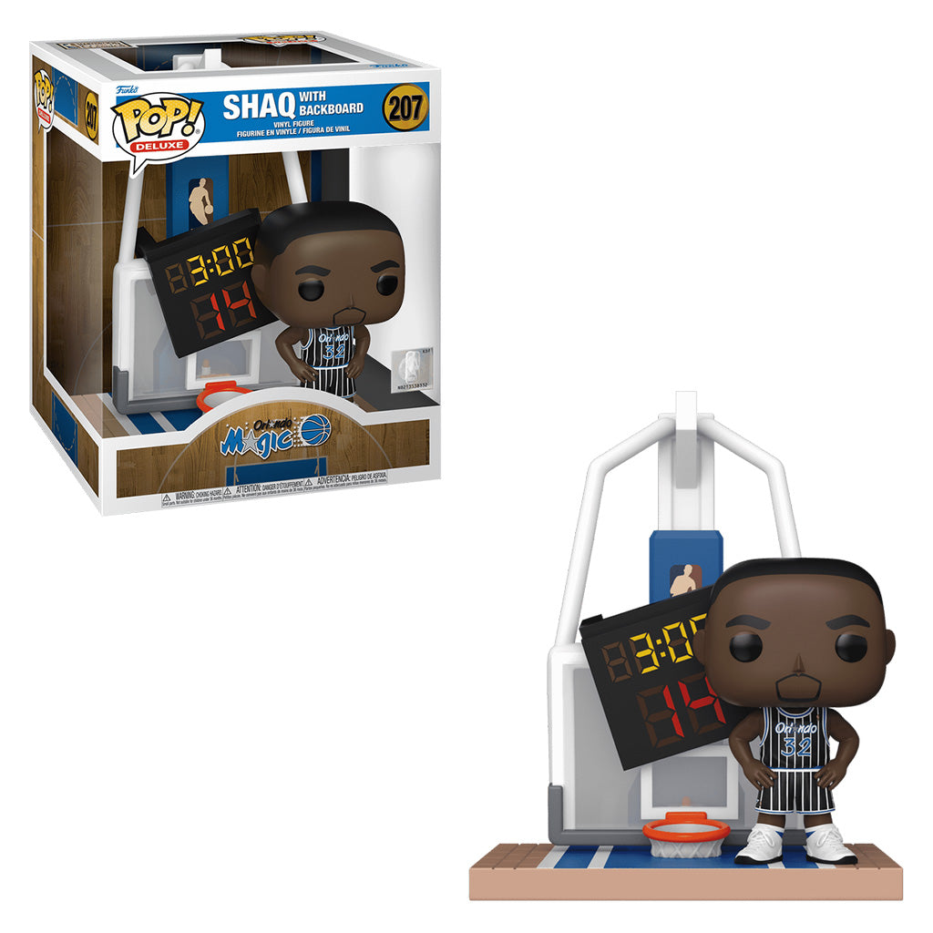 FUNKO POP NBA *DELUXE* ORLANDO MAGIC SHAQ W/BACKBOARD 207