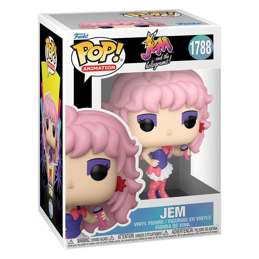 FUNKO POP ANIMATION JEAM AND HOLOGRAMS JEM 1788