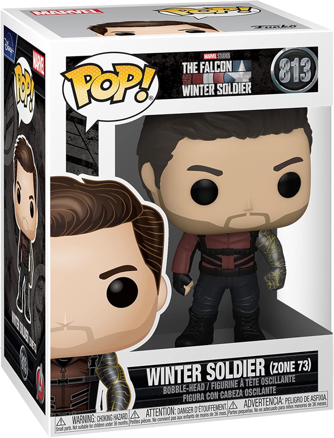 FUNKO POP MARVEL THE FALCON AND THE WINTER SOLDIER - WINTER SOLDIER (ZONE 73) 813