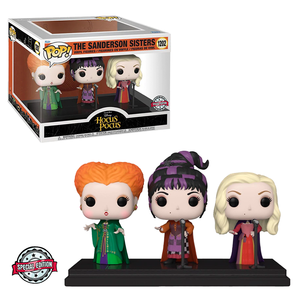 FUNKO POP DISNEY HOCUS POCUS *MOMENTS* THE SANDERSON SISTERS 1202