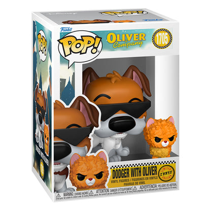 FUNKO POP CHASE OLIVER & COMPANY - DODGER WITH OLIVER 1705