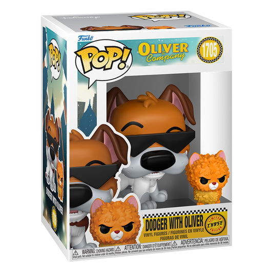 FUNKO POP CHASE OLIVER & COMPANY - DODGER WITH OLIVER 1705