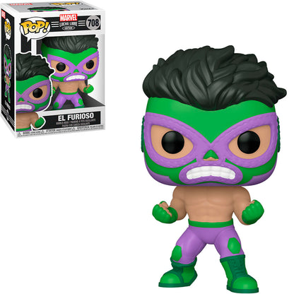 FUNKO POP MARVEL LUCHA LIBRE EDITION - EL FURIOSO 708