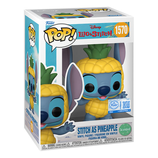 FUNKO POP DISNEY LILO STITCH-STITCH AS PINEAPPLE *EX* 1570