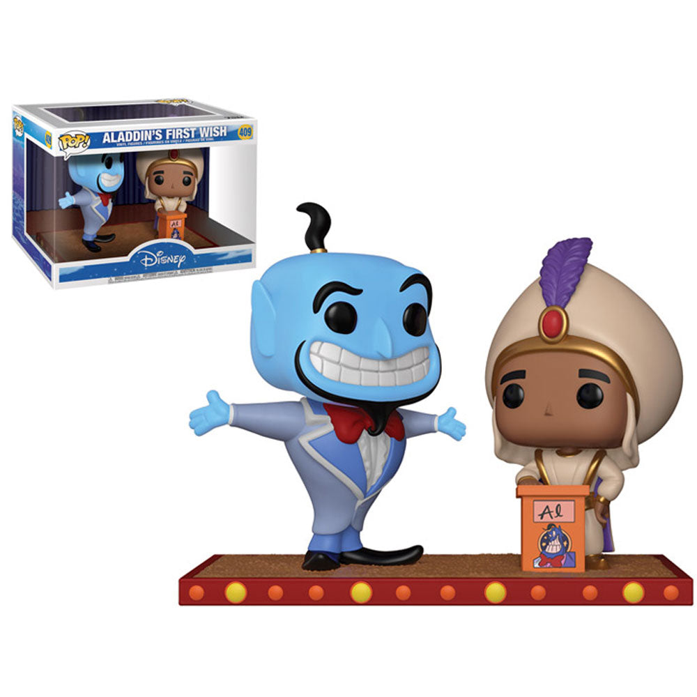 FUNKO POP DISNEY ALADDIN *MOMENTS* ALADDIN & GENIE 409
