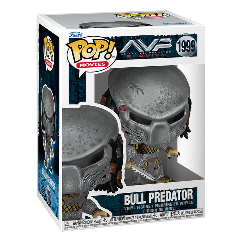 FUNKO POP MOVIES ALIEN VS. PREDATOR REQUIEM - BULL PREDATOR 1999