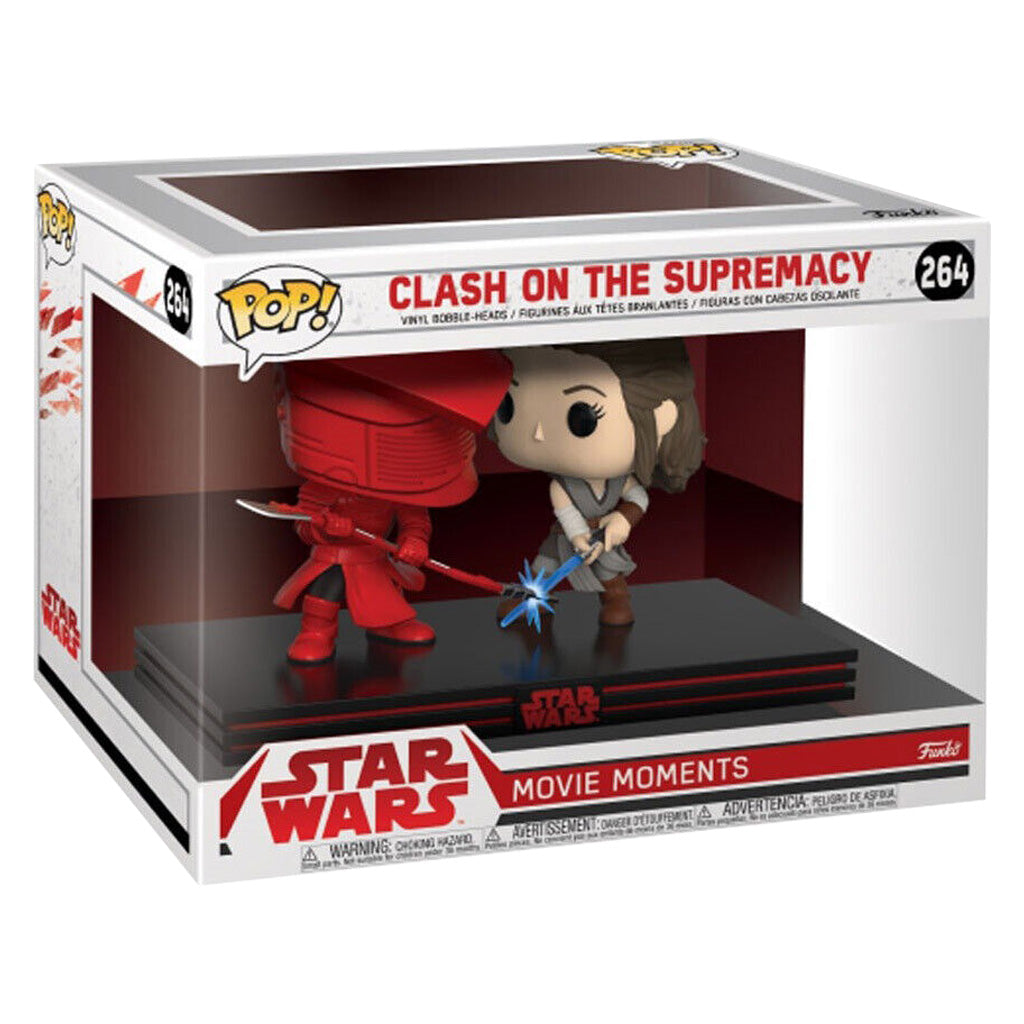 FUNKO POP STAR WARS - MOMENTS THE LAST JEDI REY &AMP; PRAETORIAN 2PACK