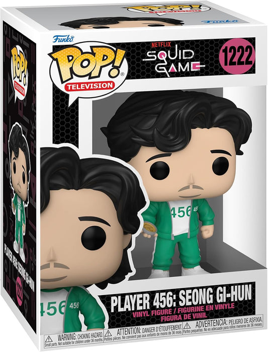 FUNKO POP SQUID GAME ROUND 6 PLAYER 456 SEONG GI-HUN 1222