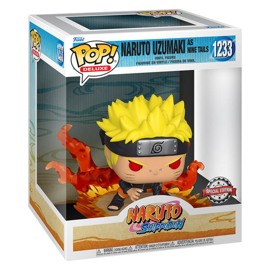FUNKO POP DELUXE NARUTO SHIPPUDEN EXCLUSIVE - NARUTO UZUMAKI AS NINE-TAILS 1233
