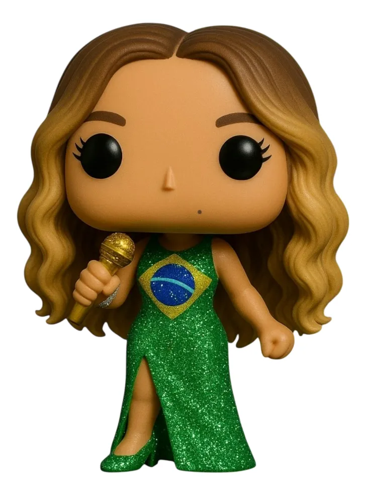 Mariah Carey Rio 2025 Personalizado em 3D Estilo Pop