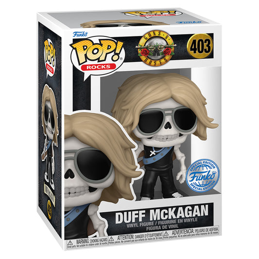 FUNKO POP ROCKS GUNS N' ROSES EXCLUSIVE - DUFF MCKAGAN (SKELETON) 403