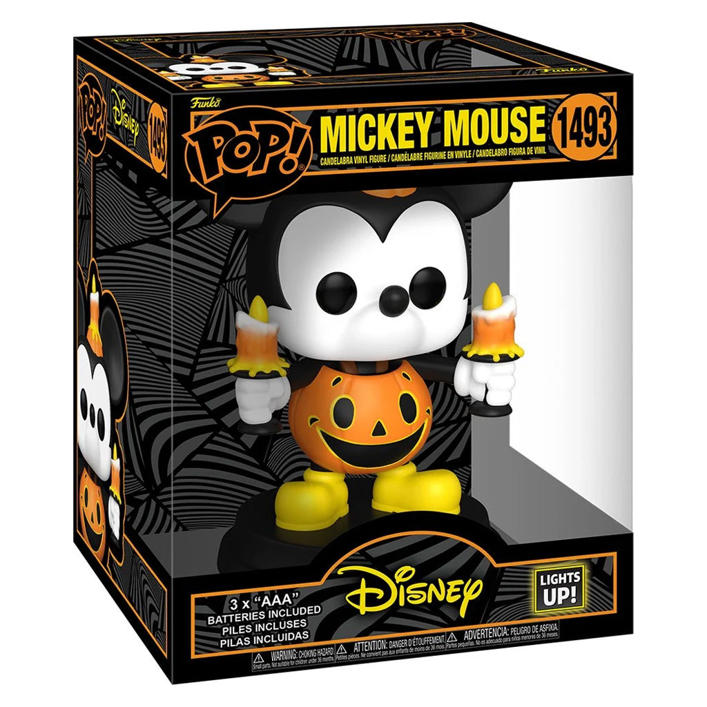 FUNKO POP DISNEY HALLOWEEN *DELUXE* MICKEY MOUSE LIGHT UP 1493