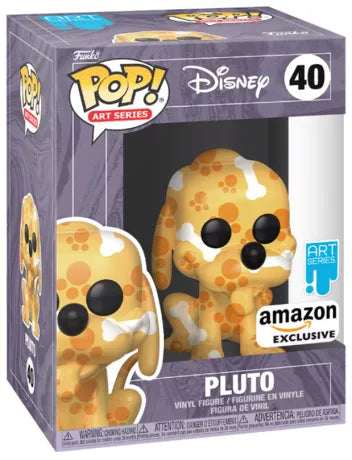 FUNKO POP DISNEY ART PLUTO *EX* 40