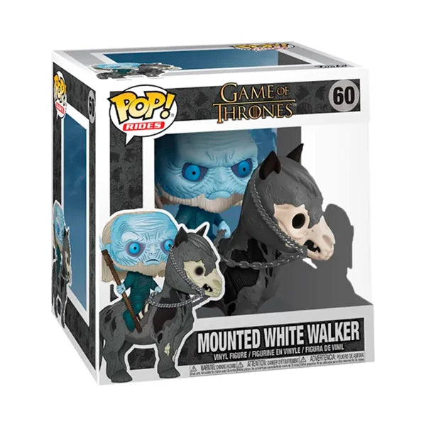 FUNKO POP GAME OF THRONES RIDES - MOUNTED WHITE WALKER 60