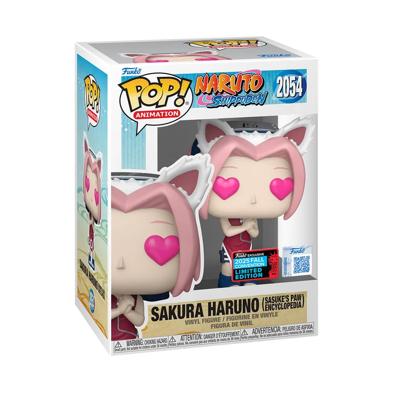 FUNKO POP ANIMATION NARUTO SHIPPUDEN - SAKURA HARUNO (SASUKE'S PAW ENCYCLOPEDIA) 2054