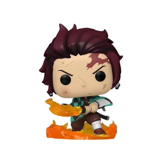 FUNKO POP CHASE DEMON SLAYER EXCLUSIVE - TANJIRO KAMADO (HINOKAMI KAGURA DANCE GLOWS IN THE DARK) 874
