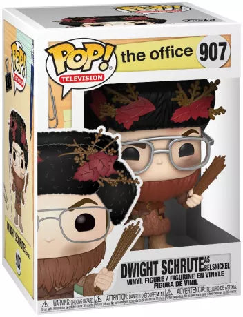 FUNKO POP THE OFFICE DWIGHT SCHRUTE W/AS BELSNICKEL  907